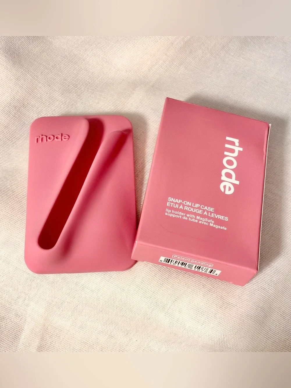 Rhode Limited Edition MagSafe Silicone Snap-On Lip Case Sweet Pea Pink NIB